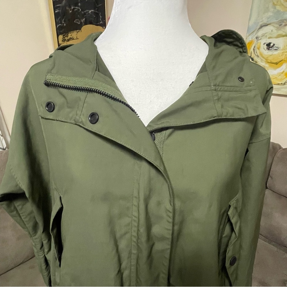 Everlane Olive Green Anorak Jacket US S - Picture 4 of 8